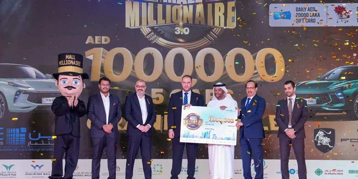 حملة «مول مليونير» تُختتم بالإعلان عن الفائزين بالجائزة الكبرى والسيارات الفائزة